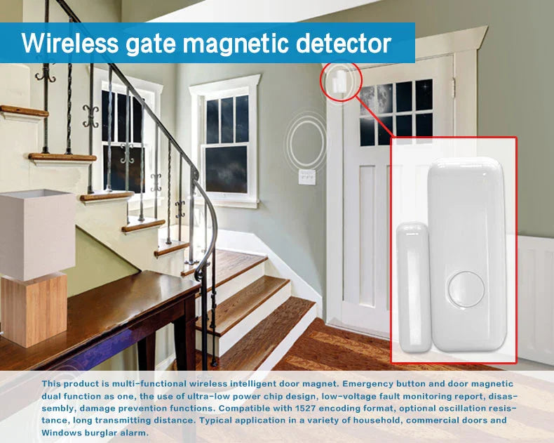 Secure Home 433MHz Secure Home Door Detector And Window Sensor