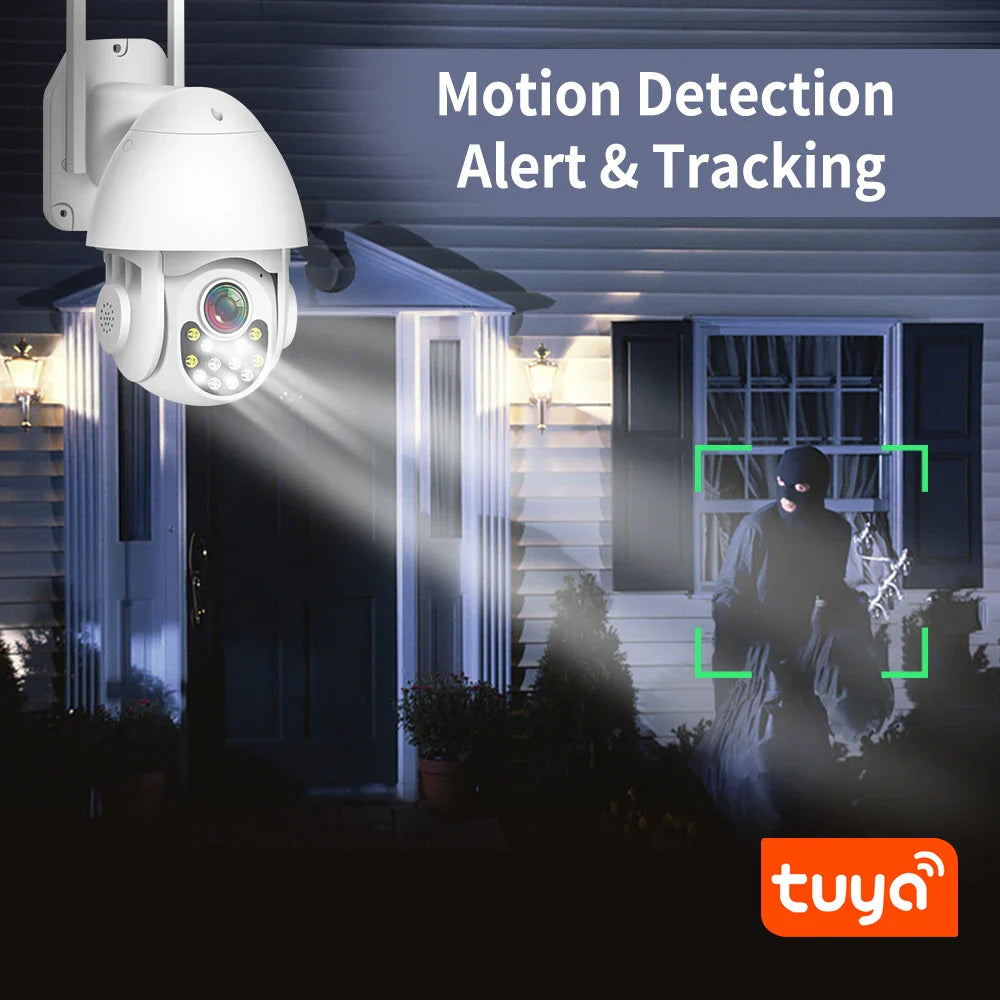 Secure Home WiFi 3MP 5MP Security IP Camera With AI Human Detection